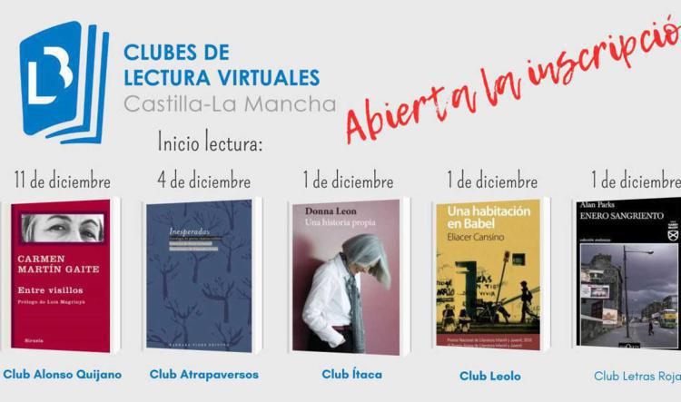 ABIERTO EL PLAZO DE INSCRIPCIÓN A LOS CLUBES DE LECTURA VIRTUALES
