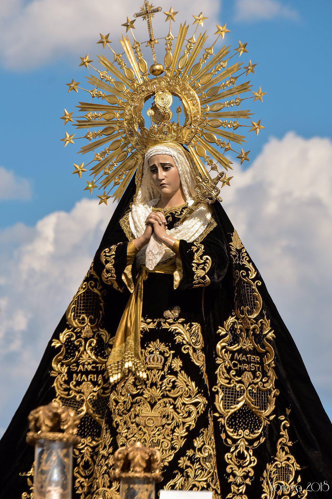 Recorrido de la procesión de Velación de María Santísima de la Soledad, Reina de la Humanidad