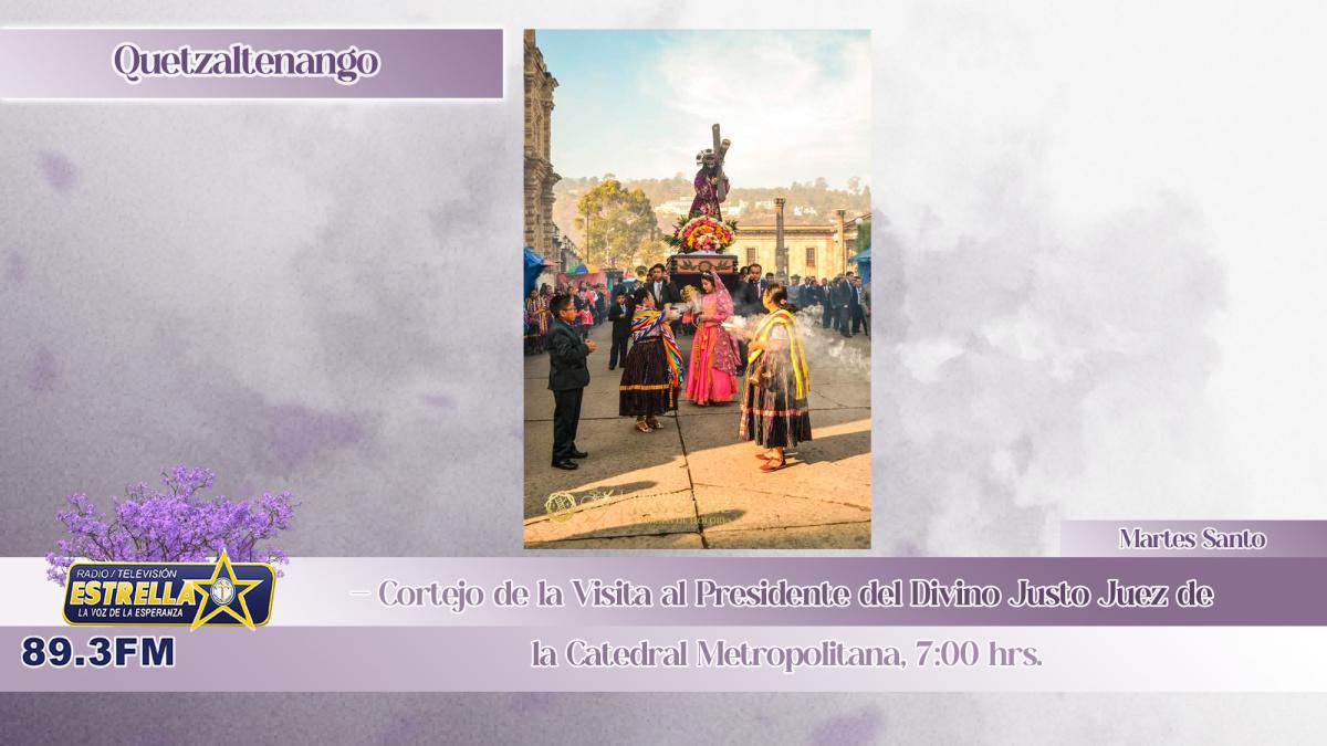 Pregón Semana Santa en Quetzaltenango