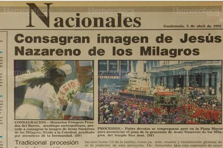 31 años de Consagración de Jesús de los Milagros