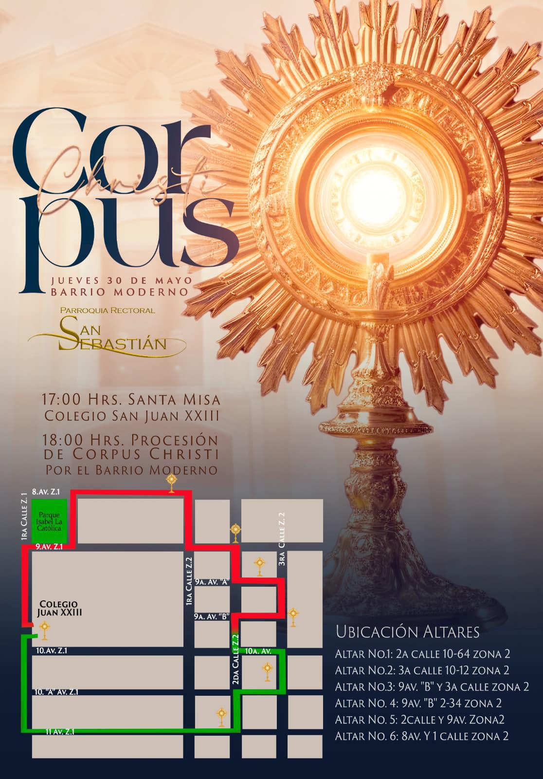 Recopilación de Programas de actividades de Corpus Christi