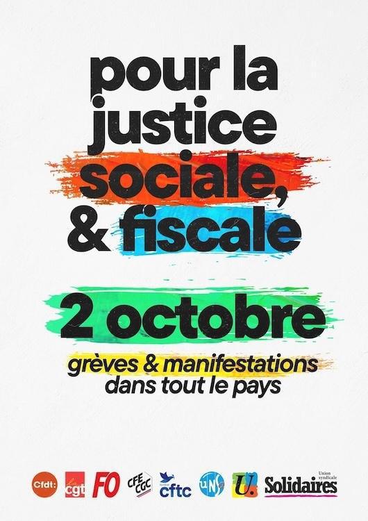 Toujours aucune inflexion : on se mobilise le 2 octobre pour maintenir la pression !