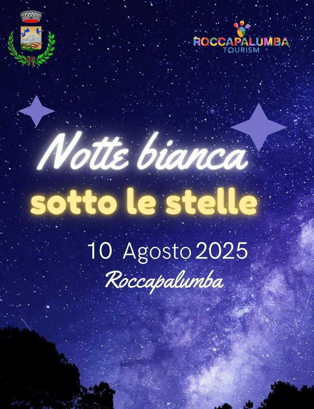 Notte bianca sotto le stelle