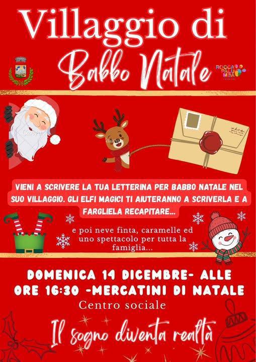 Villaggio di Babbo Natale (dalle ore 16:30)