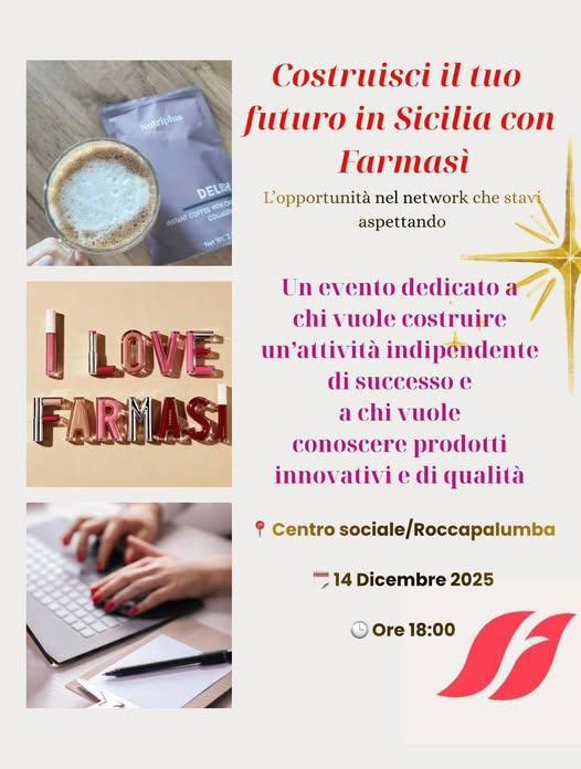 Costruisci il tuo futuro in Sicilia con Farmasì (inizio ore 18:00)