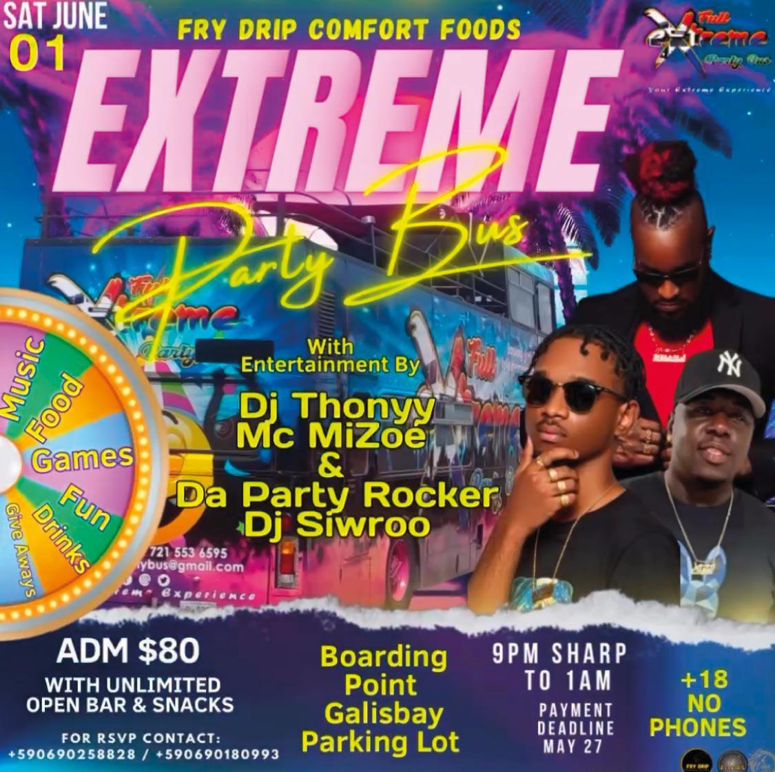 Extrem Party Bus - Fry Drip