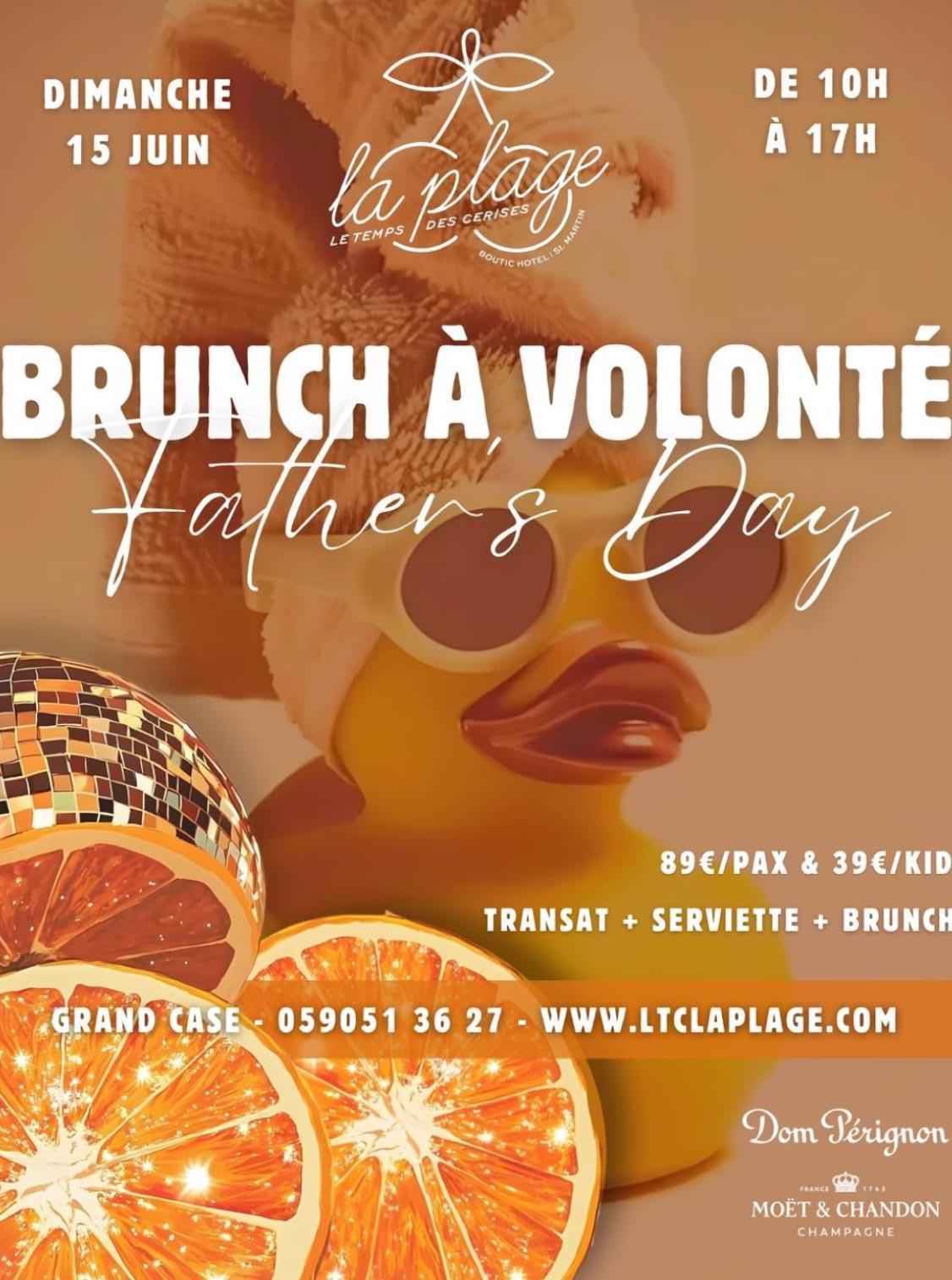 Brunch à Volonté - Father's Day - La Plage LTC