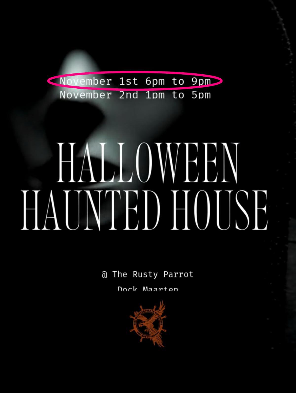 Halloween Haunted House - The Rusty Parrot