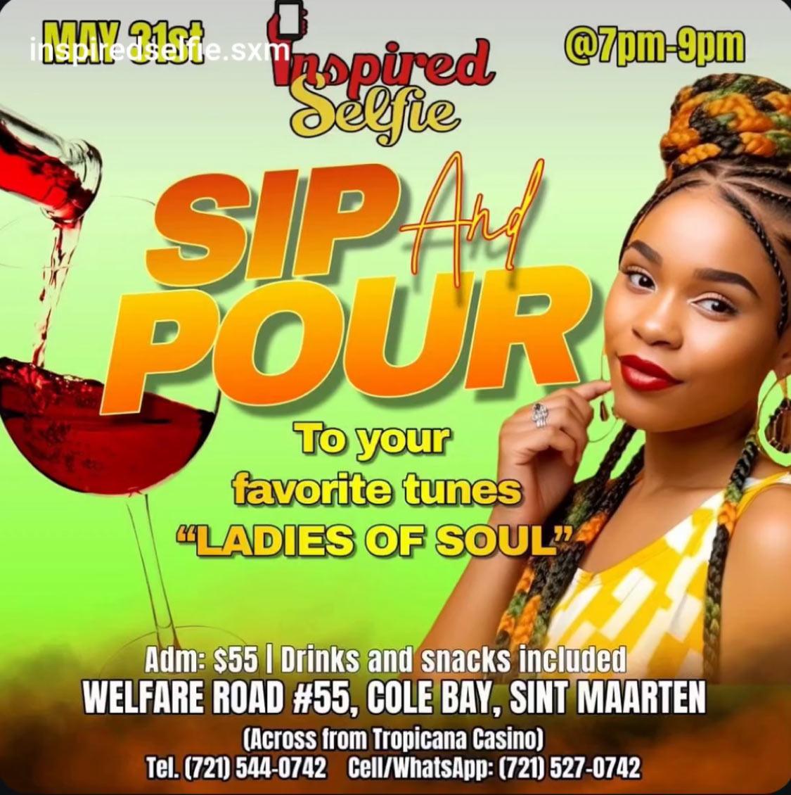 Sip & Pour - Inspired Selfie