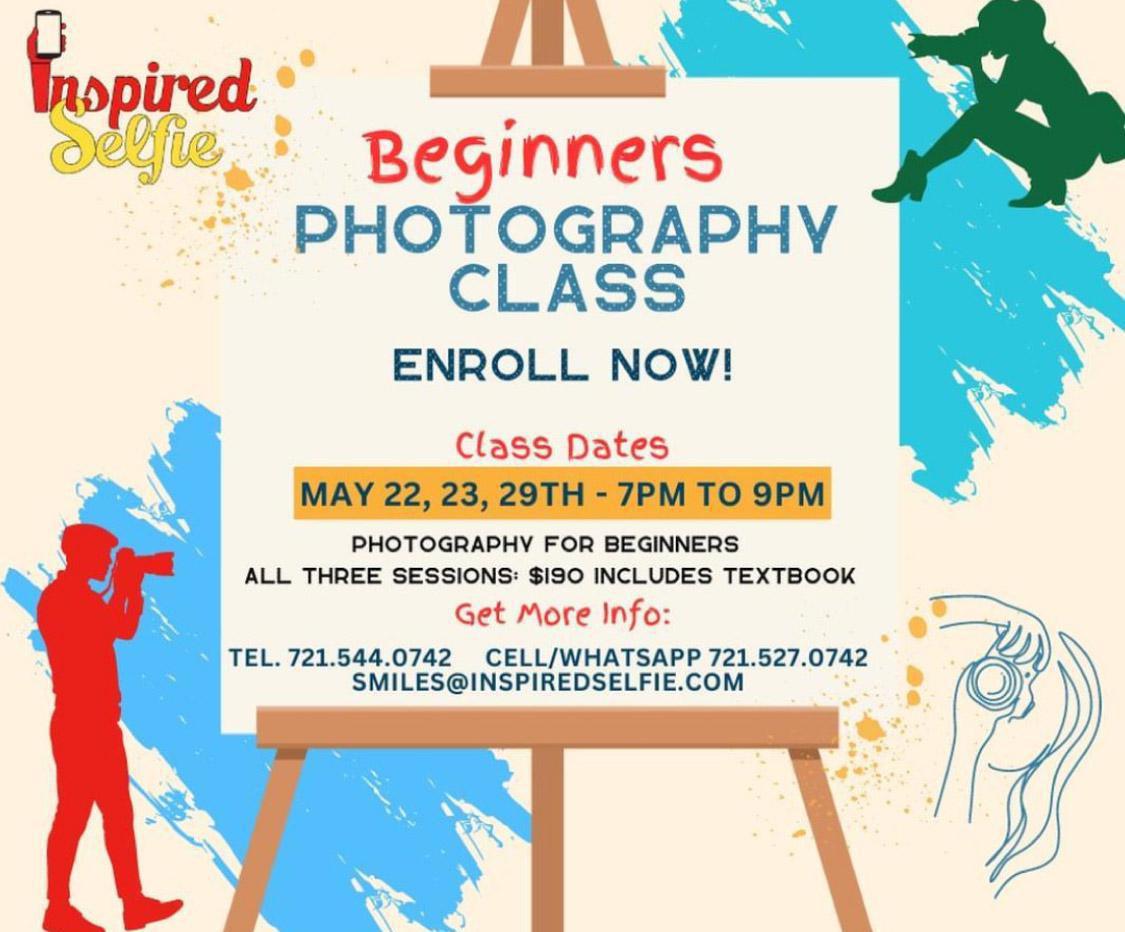 Beginners Photography Class - Inspired Selfie