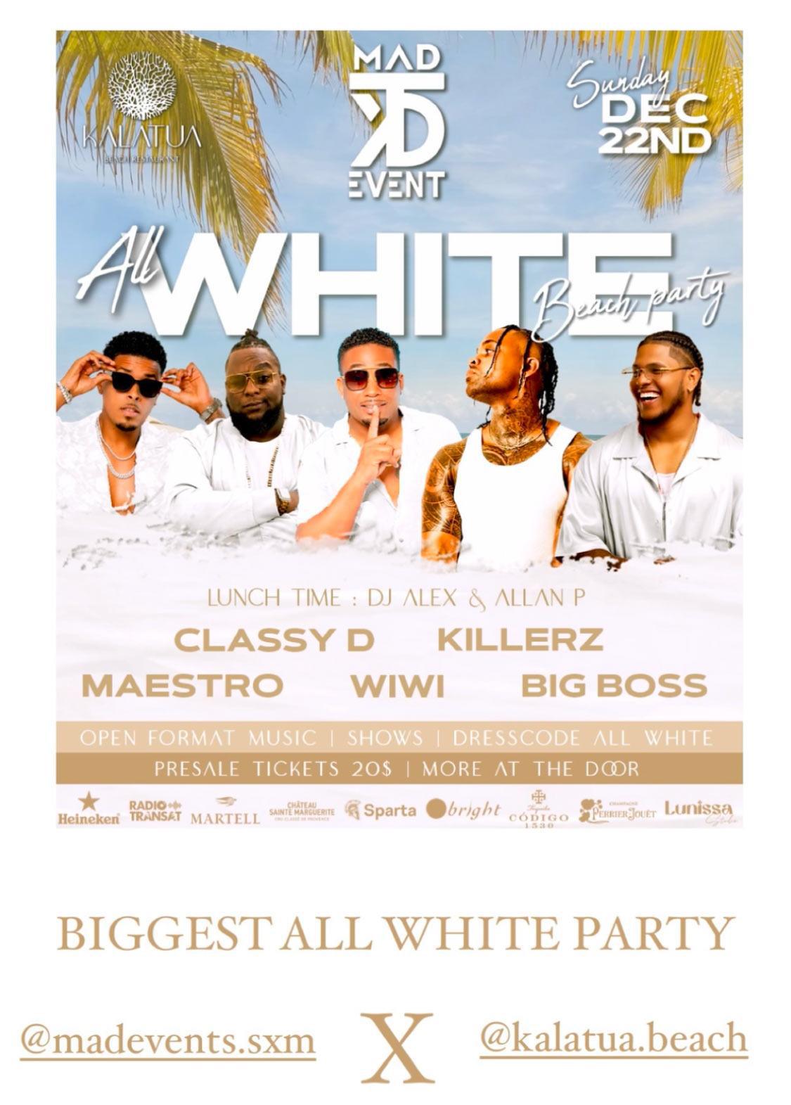 All White Beach Party - Kalatua