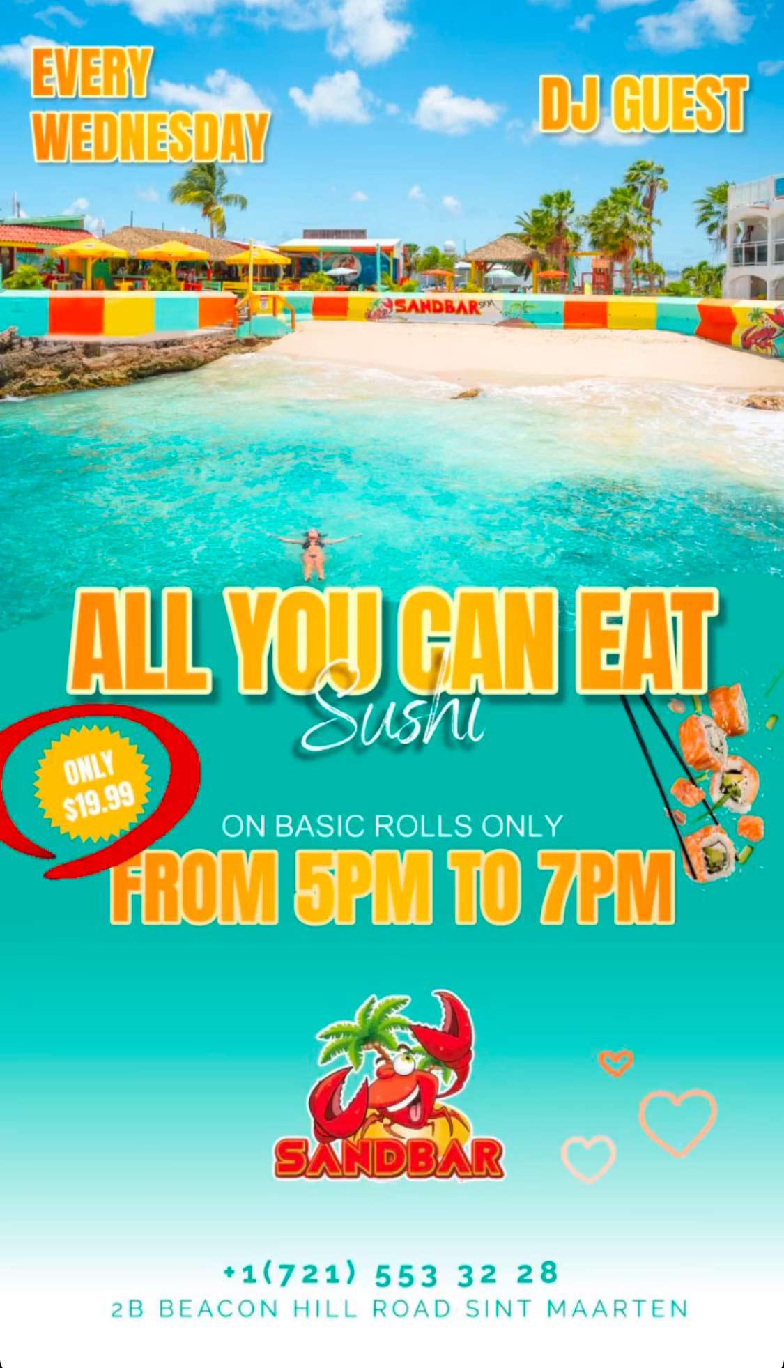 All you can eat Sushi - Sandbar
