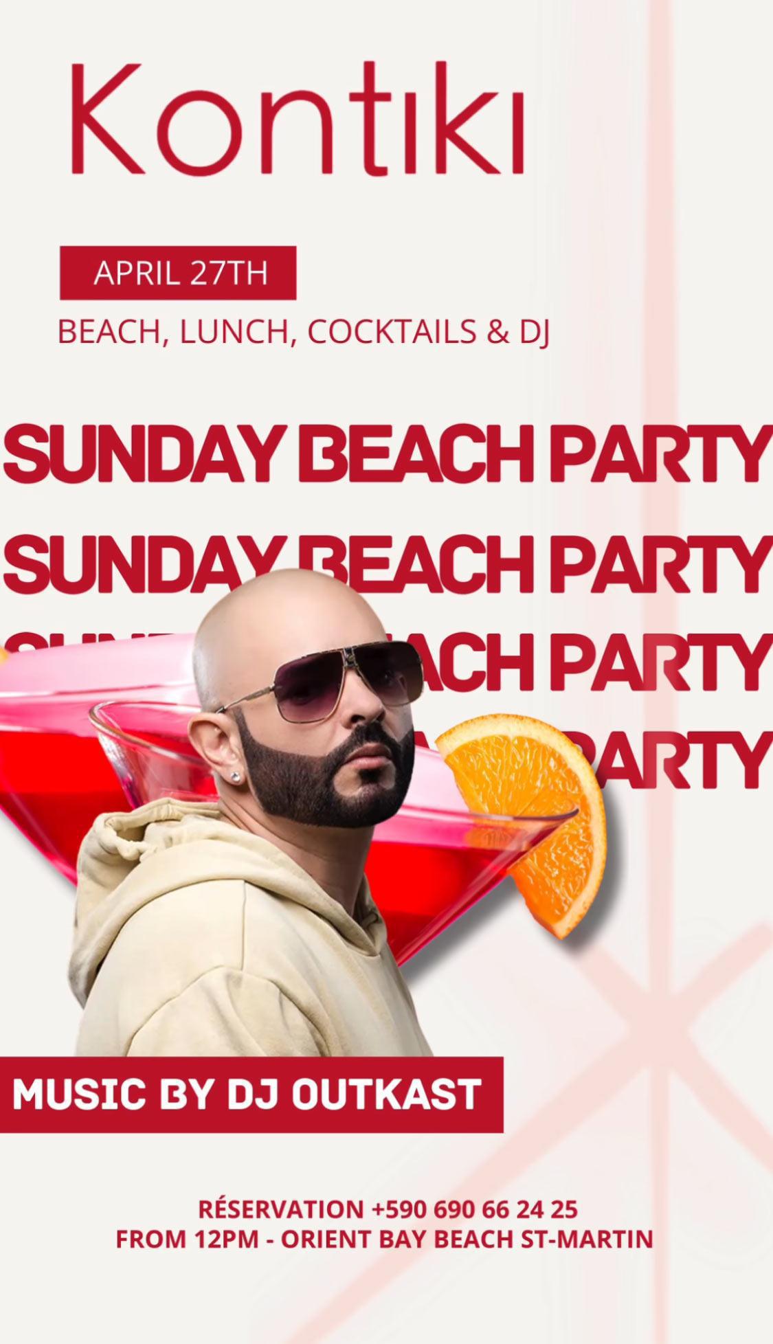 Sunday Beach Party - Kontiki