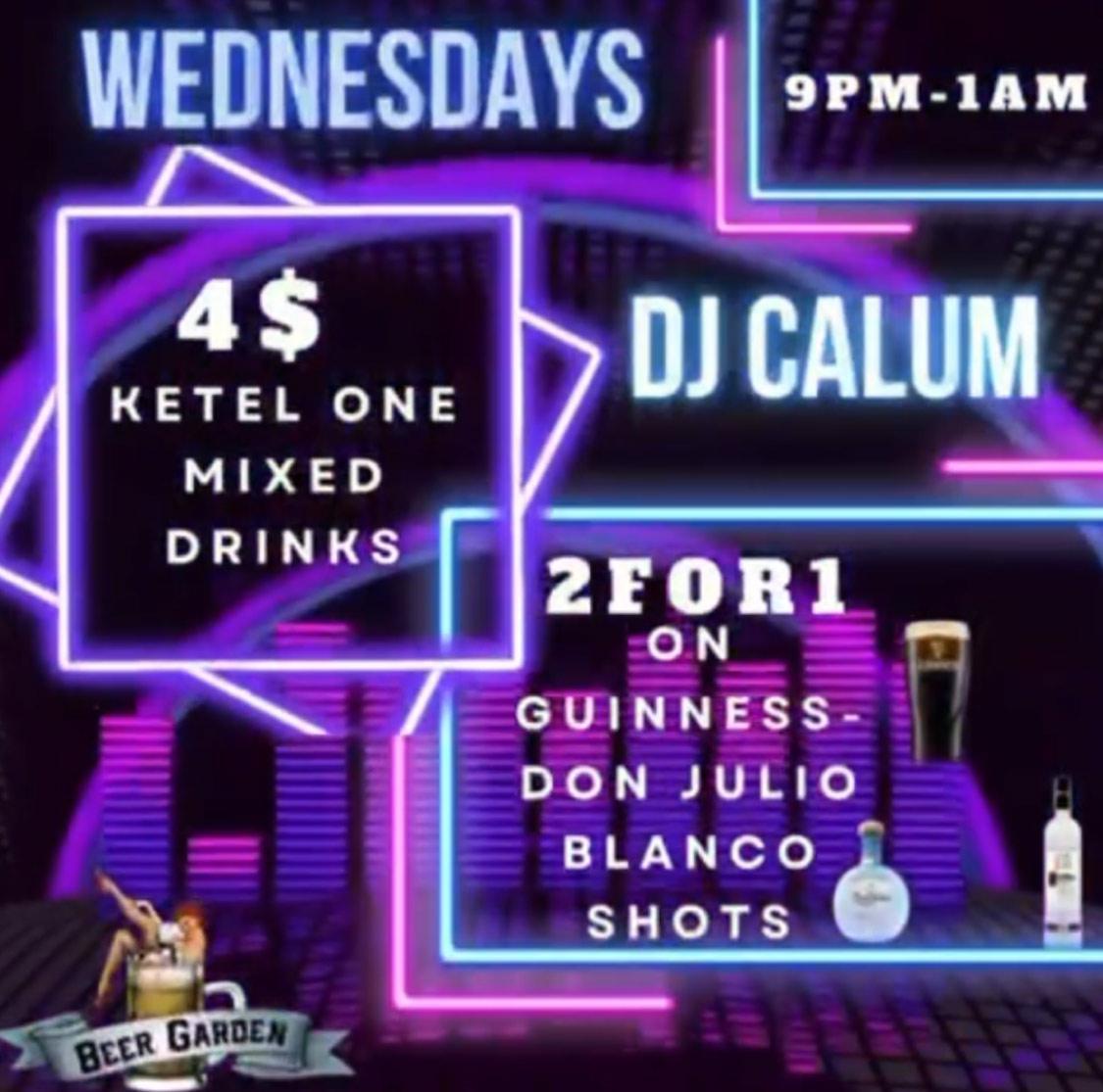Wednesdays DJ Callum - Beer Garden
