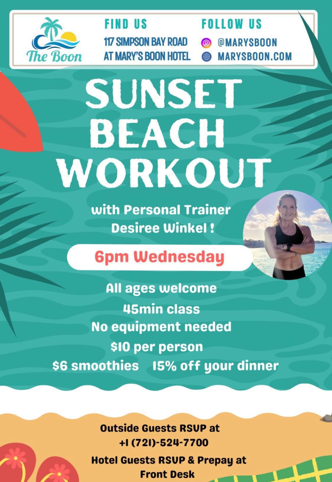 Sunset Beach Workout - The Boon
