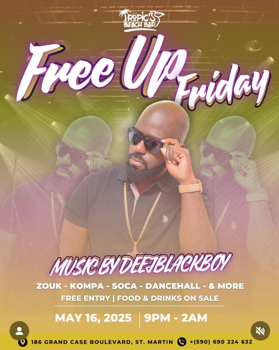 Free up Friday - Tropic's Beach