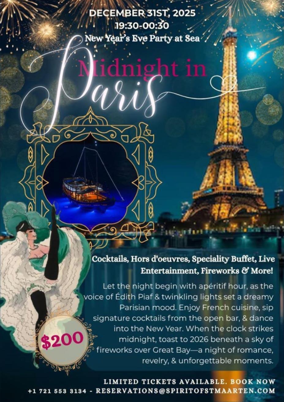 Midnight in Paris - Spirit of St Maarten