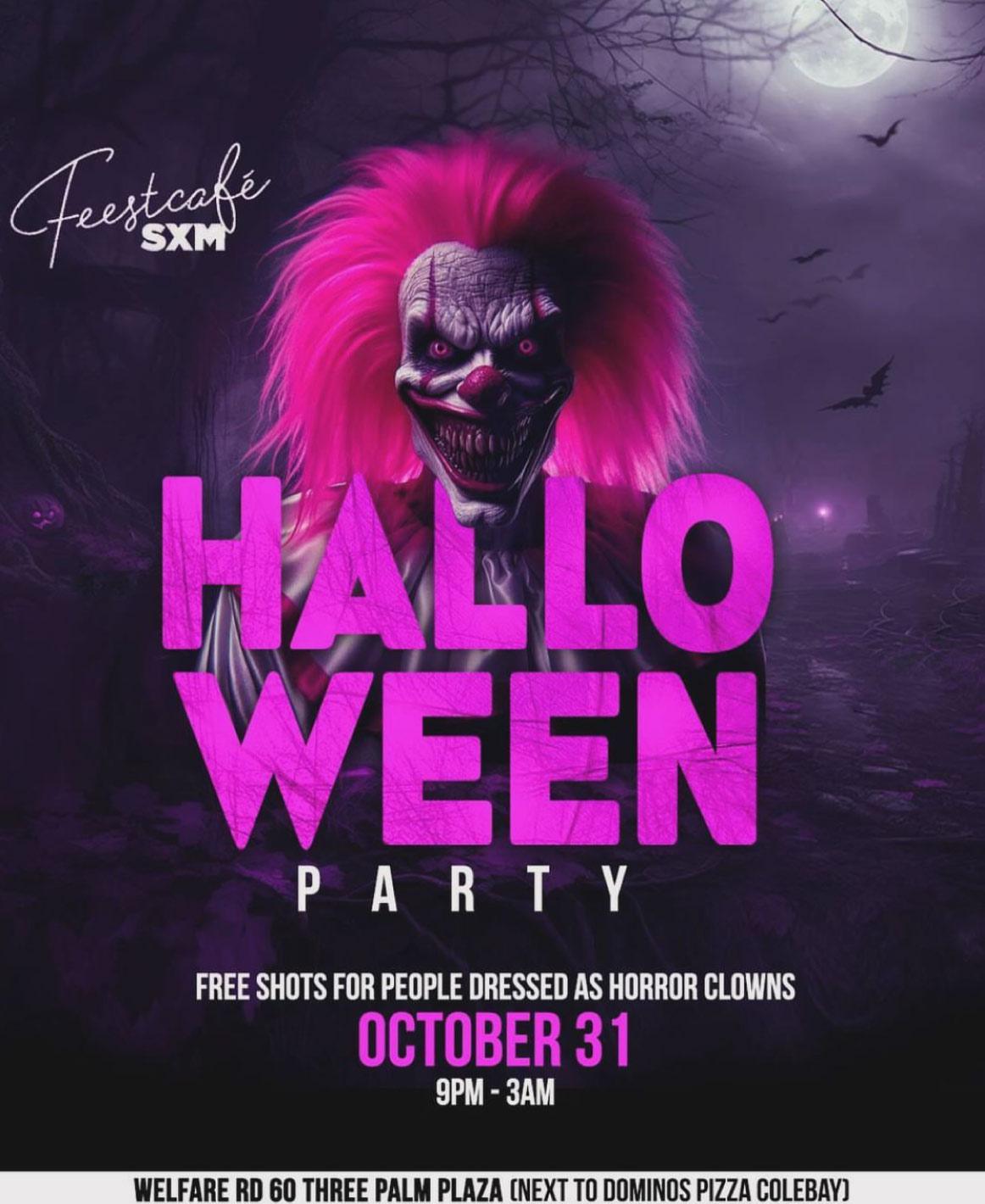 Halloween Party - Feestcafé SXM