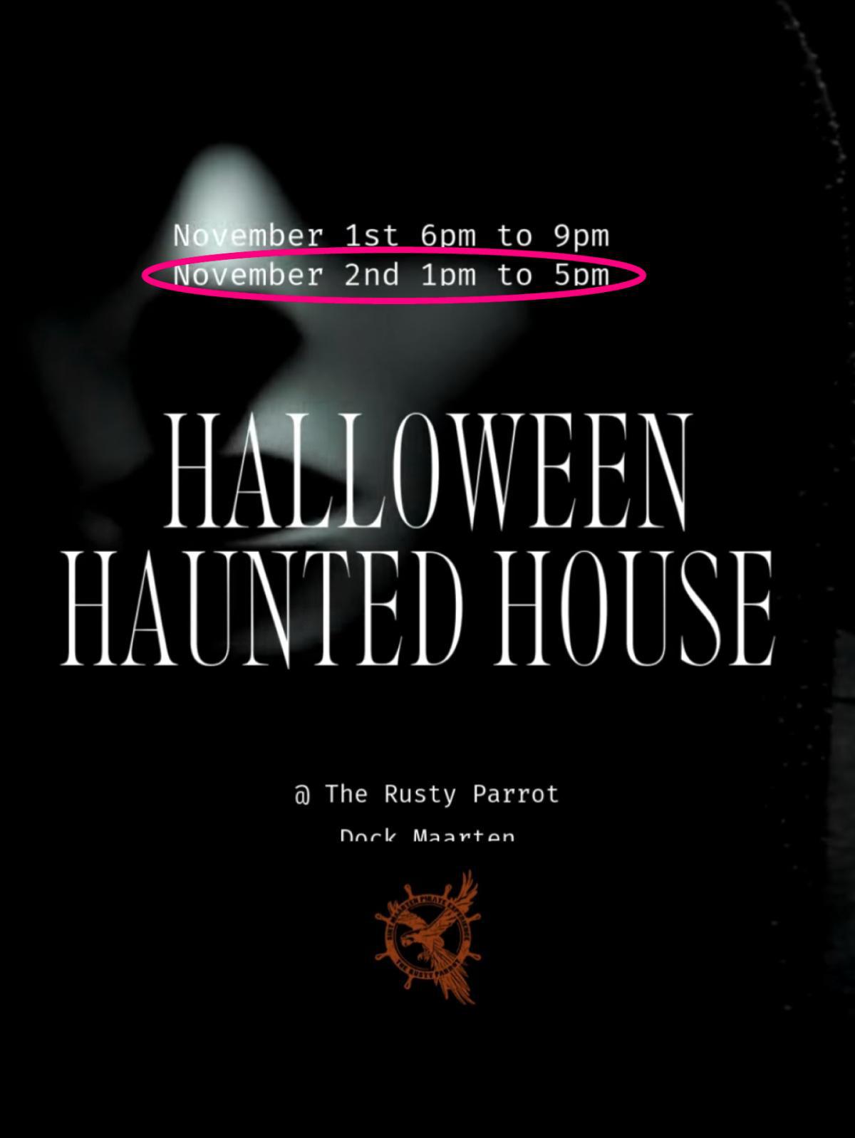 Halloween Haunted House - The Rusty Parrot