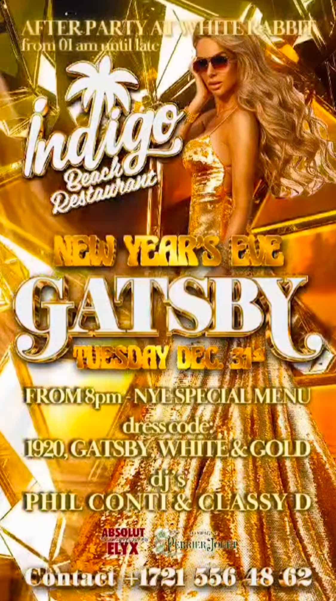 New Year's Eve Gatsby - Indigo Beach