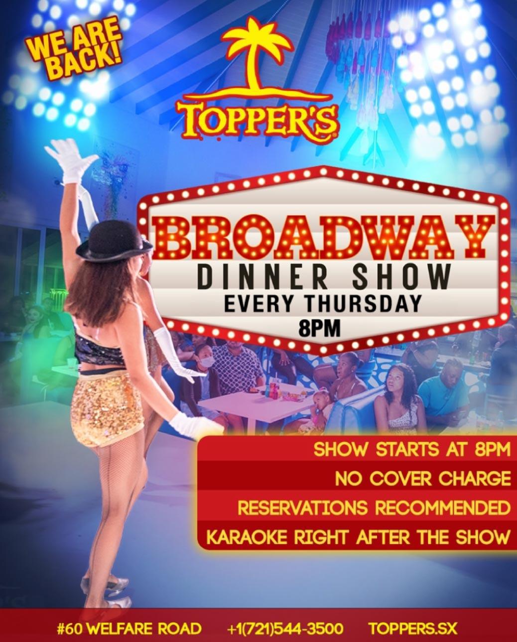 Broadway Dinner Show - Topper's