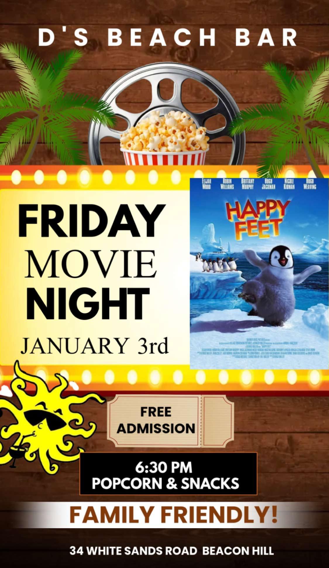 Friday Movie Night - Happy Feet - Dinghy's