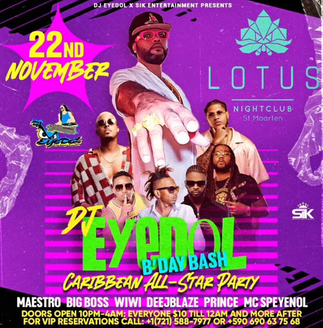 DJ Eydol B'Day Bash - Lotus