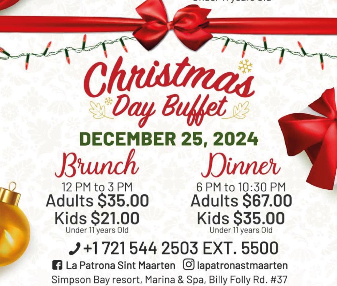 Christmas Day Buffet - La Patrona