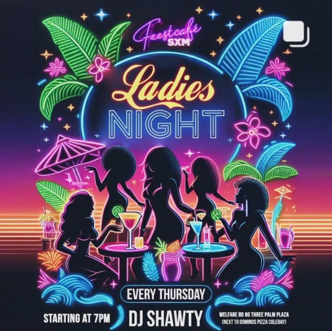 Ladies Night - Feestcafé SXM