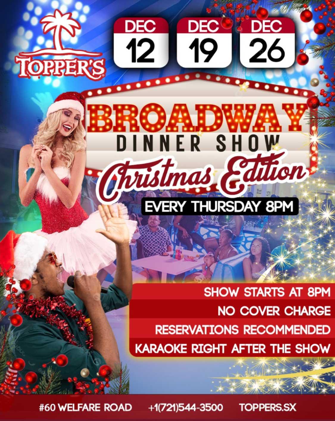 Broadway Dinner Show - Topper's