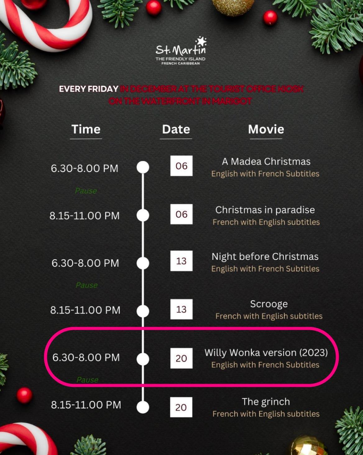 Christmas Movie Night - Willy Wonka (version 2023)