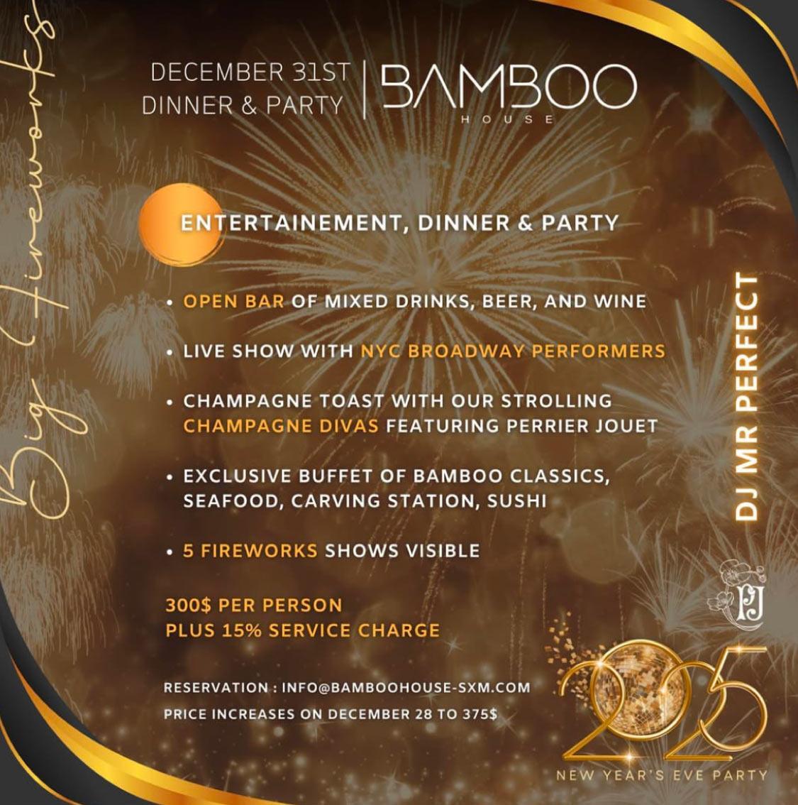 2025 New Year's Eve Party - Bamboo House