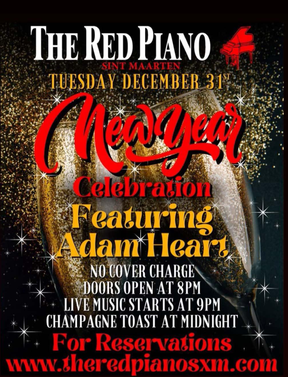 New Year Celebration - The Red Piano