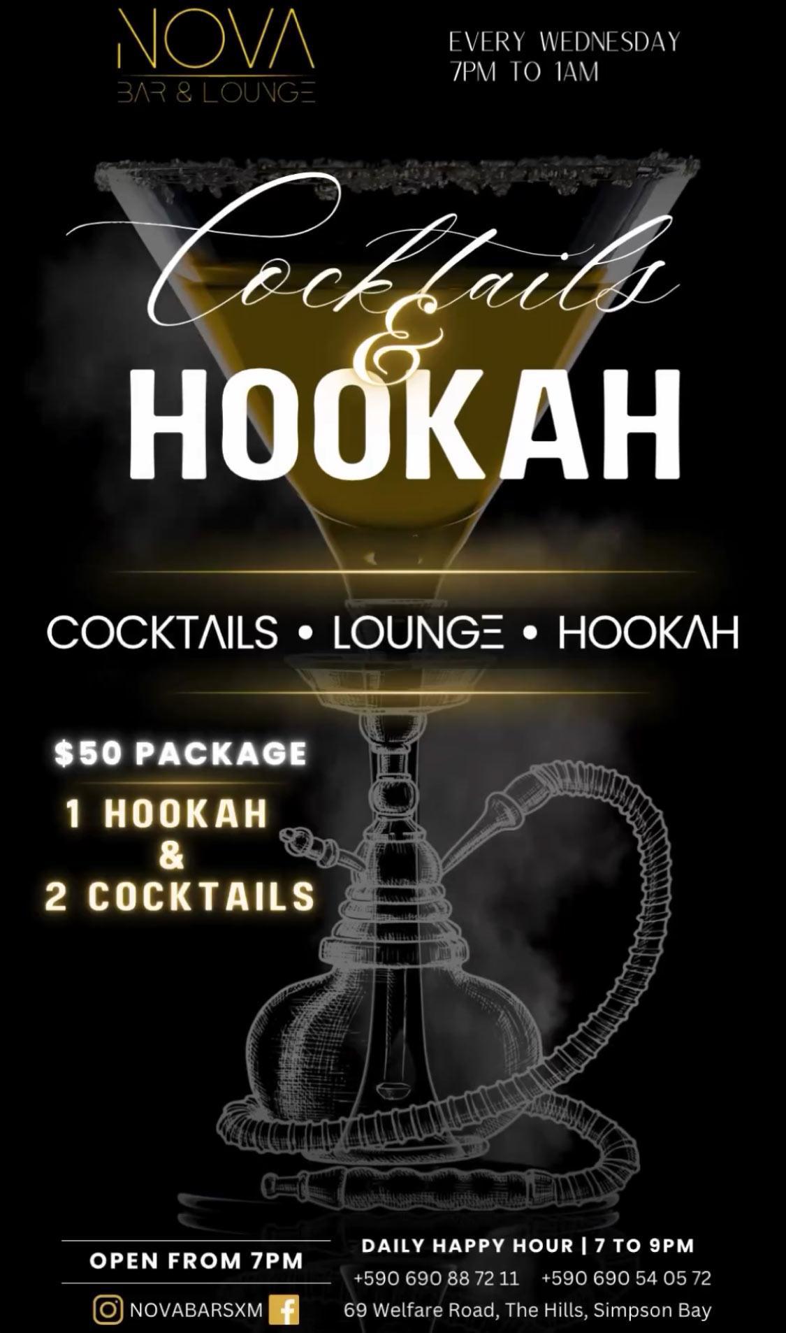 Cocktails & Hookah - Nova