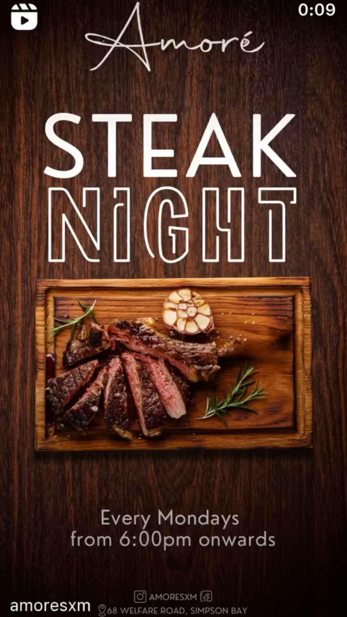 Steak Night - Amoré