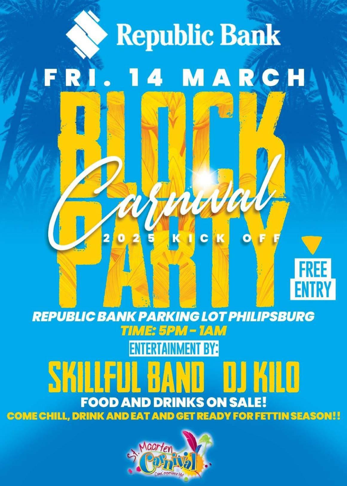 Carnival Block Party - St. Maarten Carnival 2025