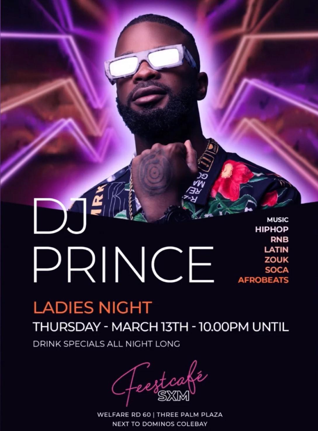 Ladies Night - Feestcafé SXM