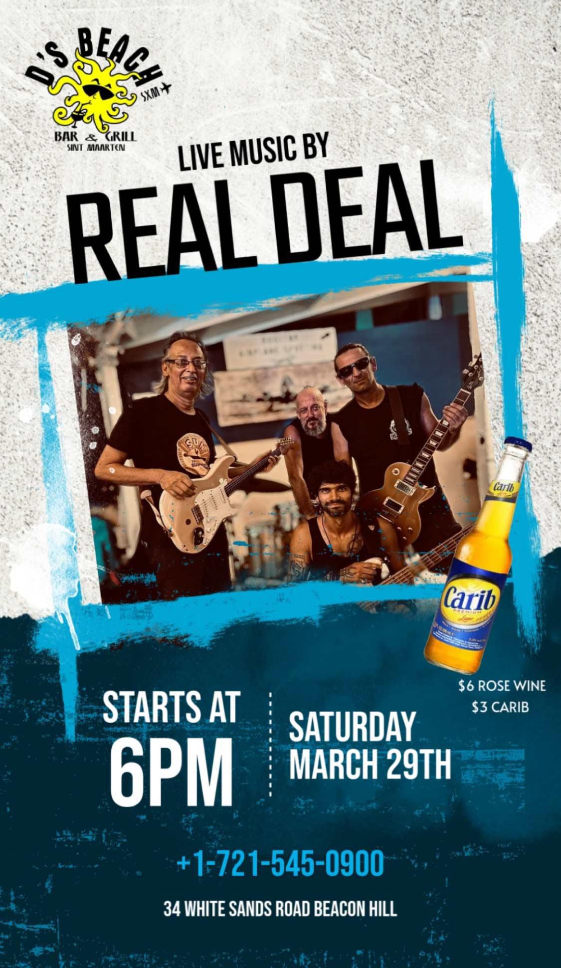 Live Music Real Deal - Dinghy's