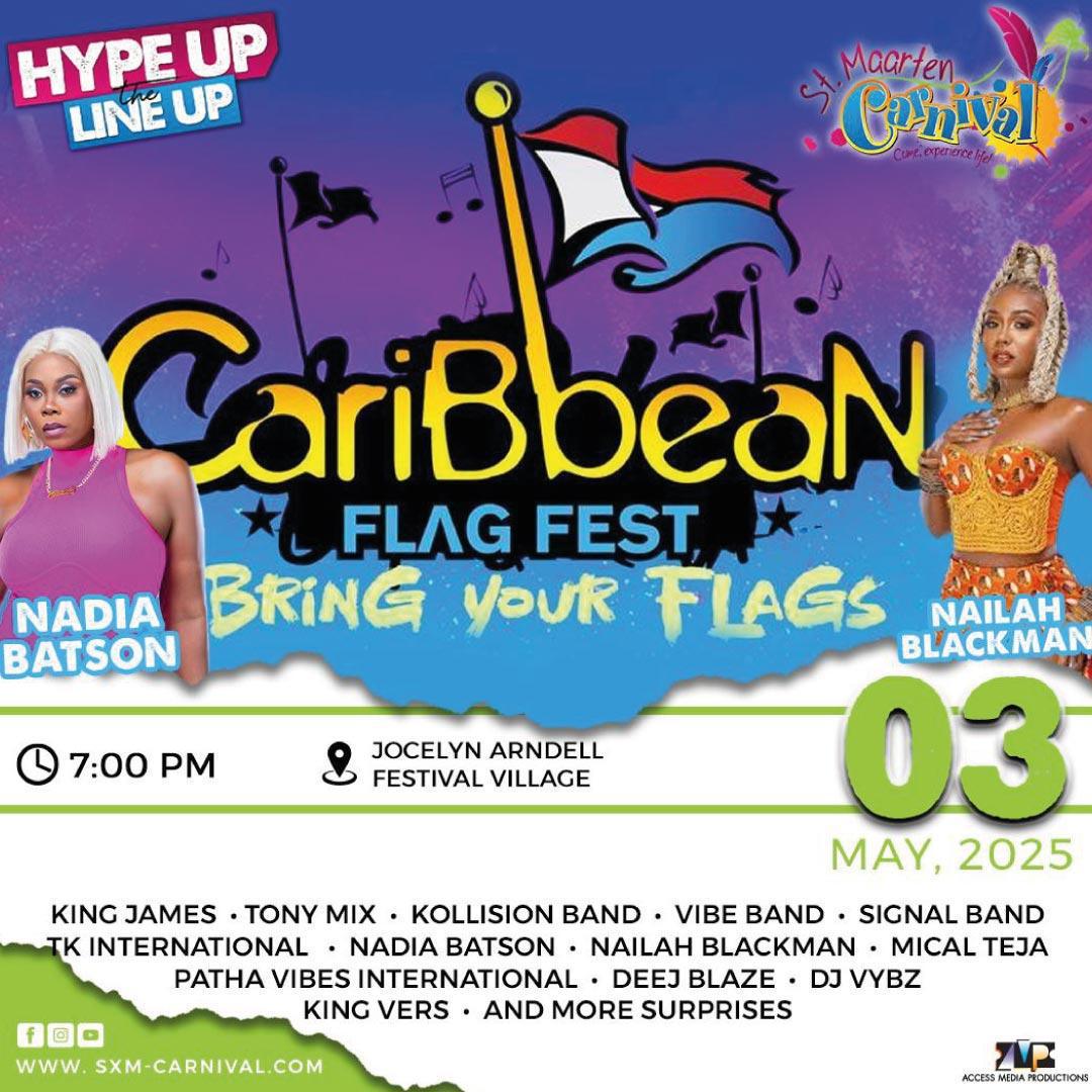 Caribbean Flag Fest - St. Maarten Carnival 2025