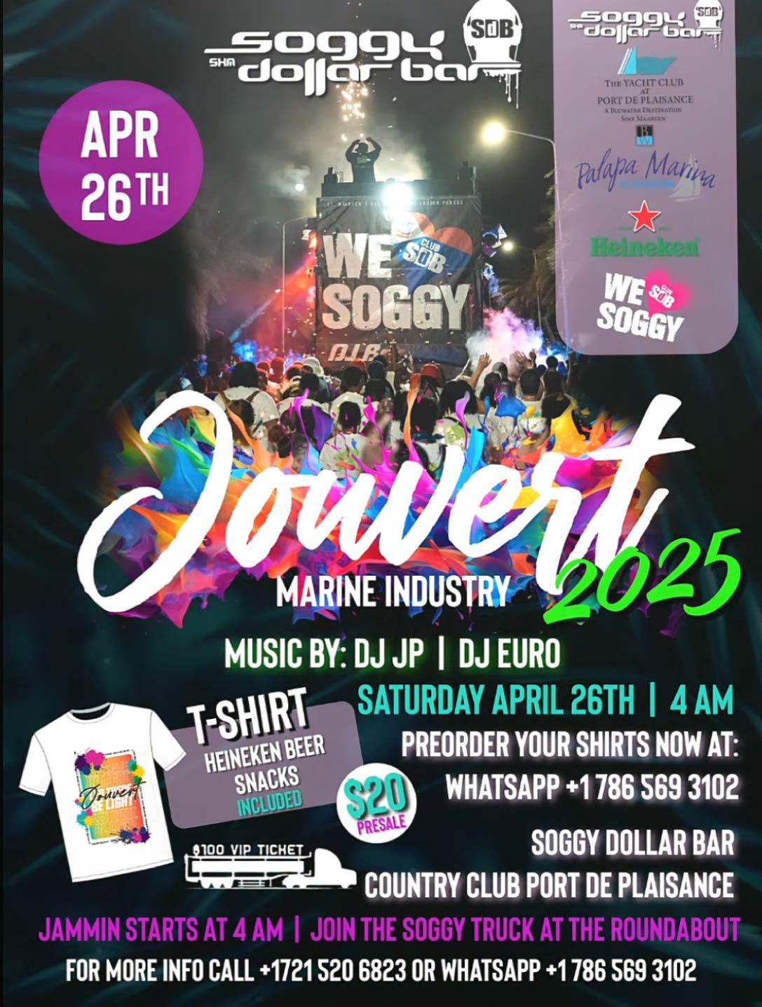 Jouvert 2025 - Soggy Dollar Bar