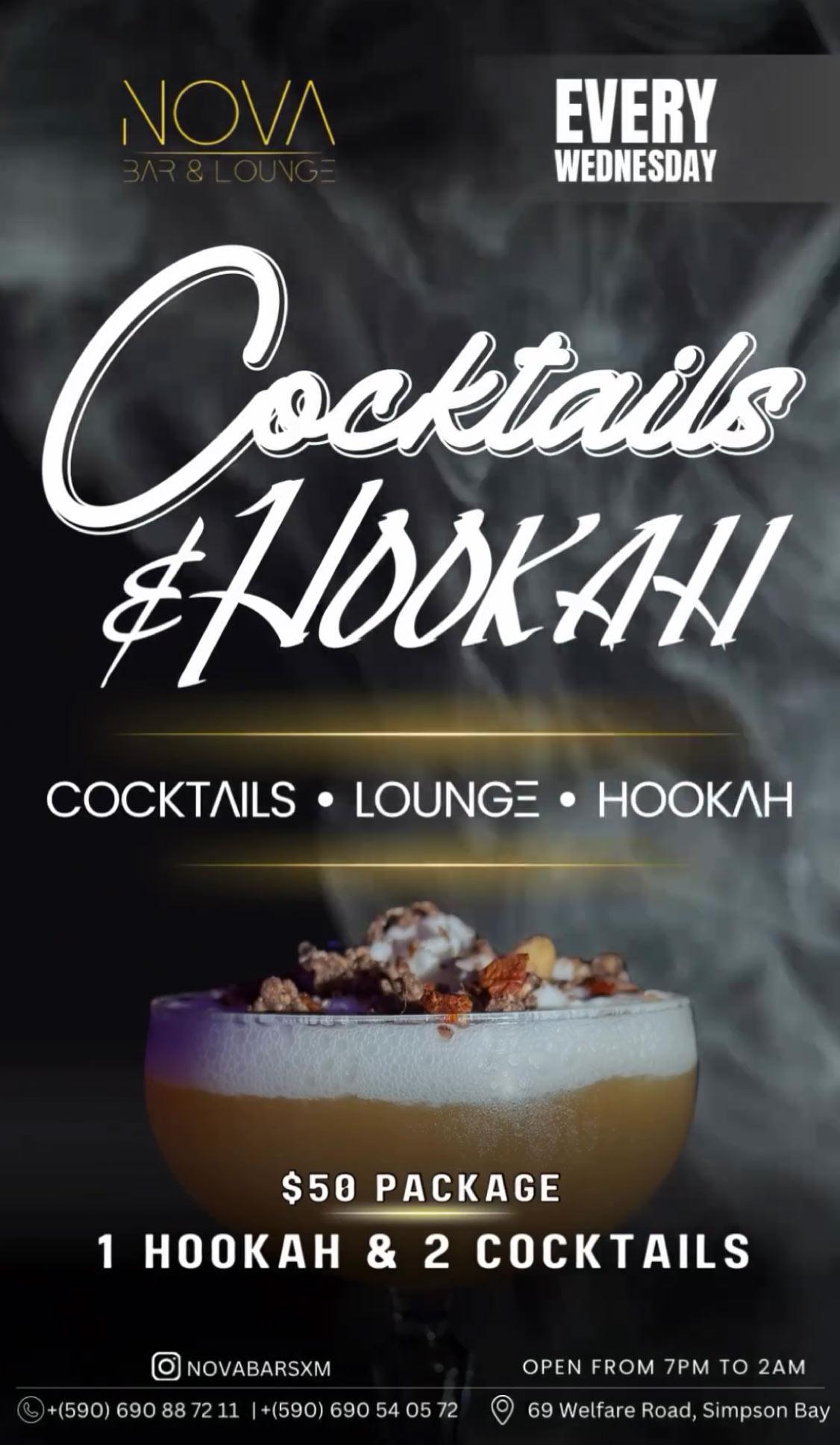 Cocktails & Hookah - Nova
