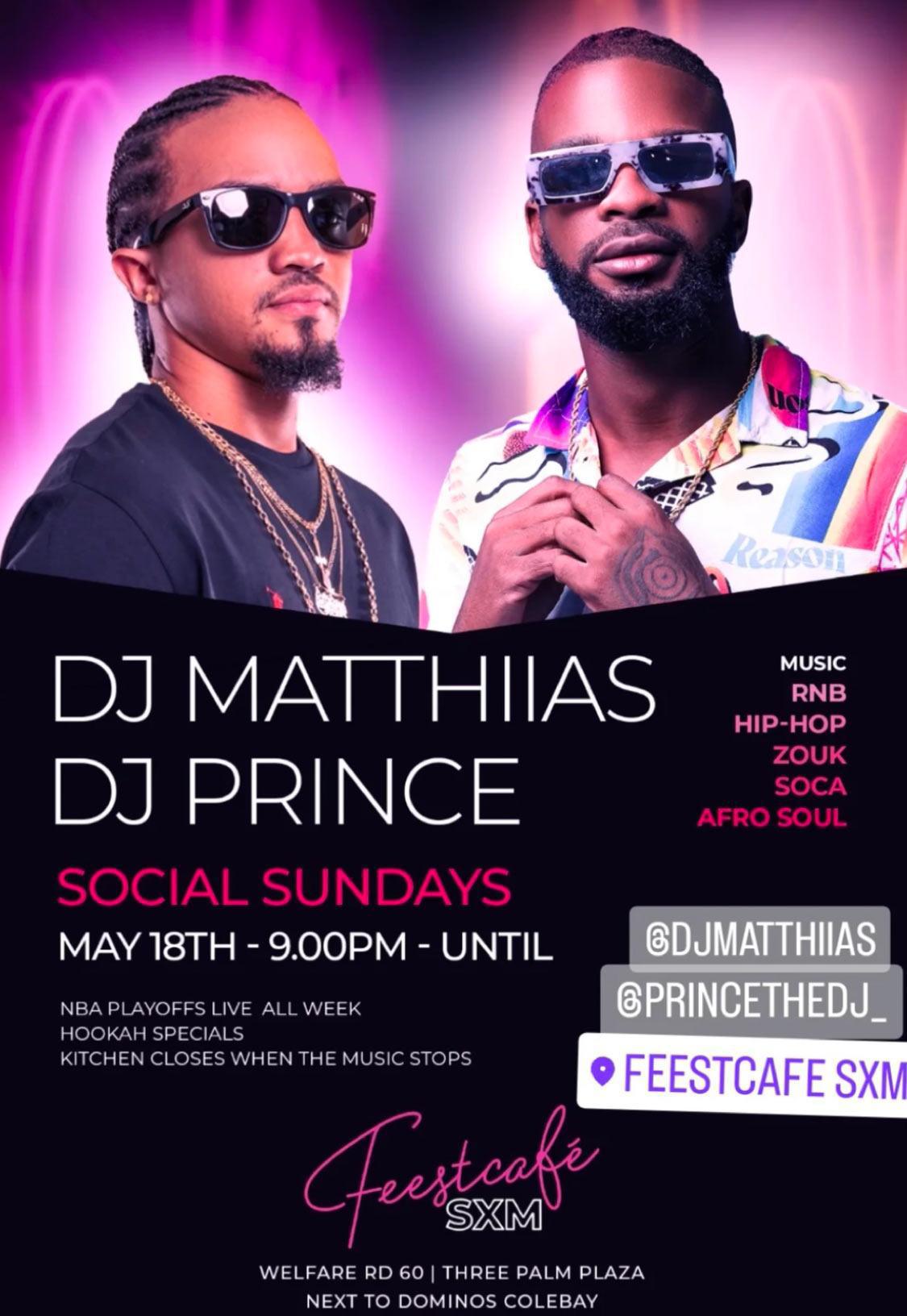 Social Sunday - Feestcafé SXM