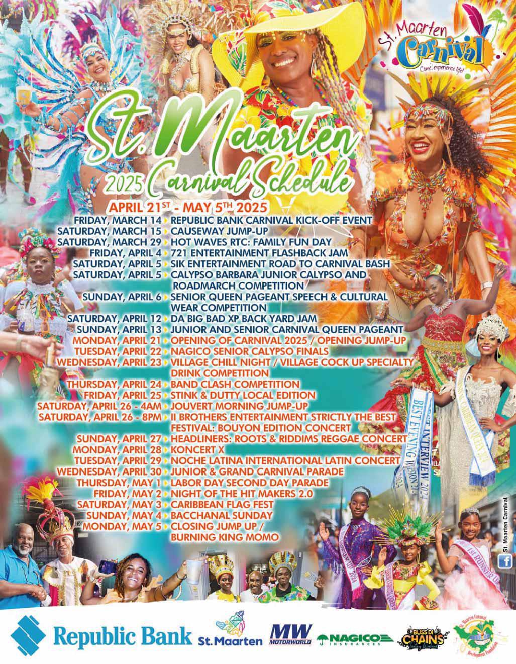 Sint Maarten Carnival Programme