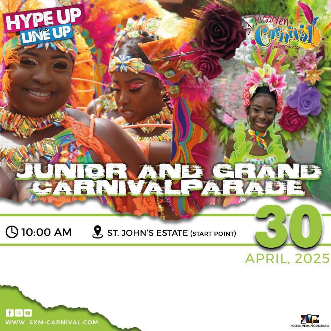 Junior & Grand Carnival Parade - St. Maarten Carnival 2025
