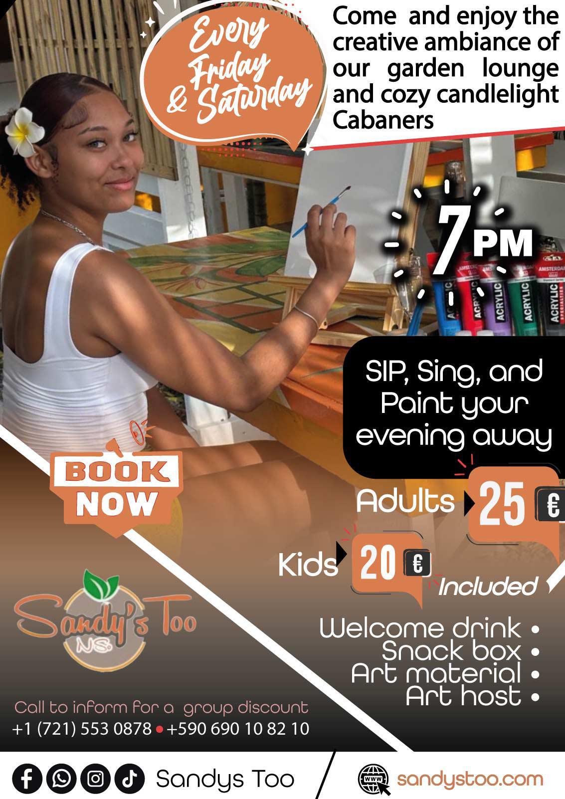 SIP, Sing and Paint - Sandy's Too