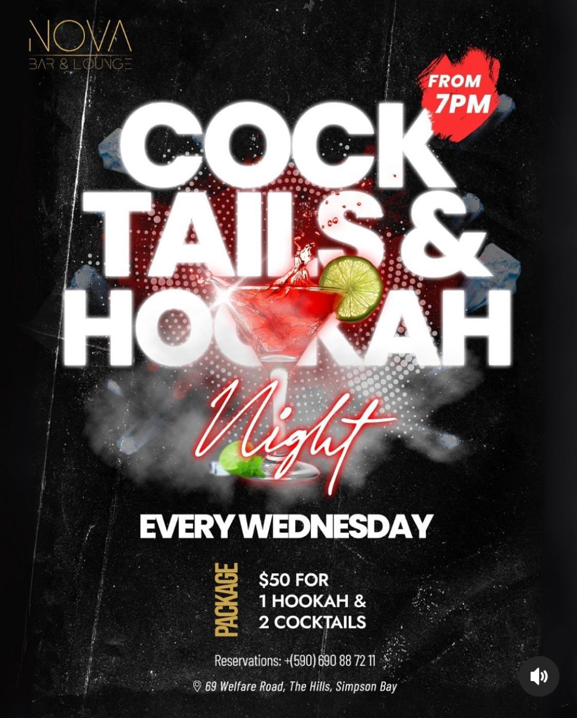 Cocktails & Hookah - Nova
