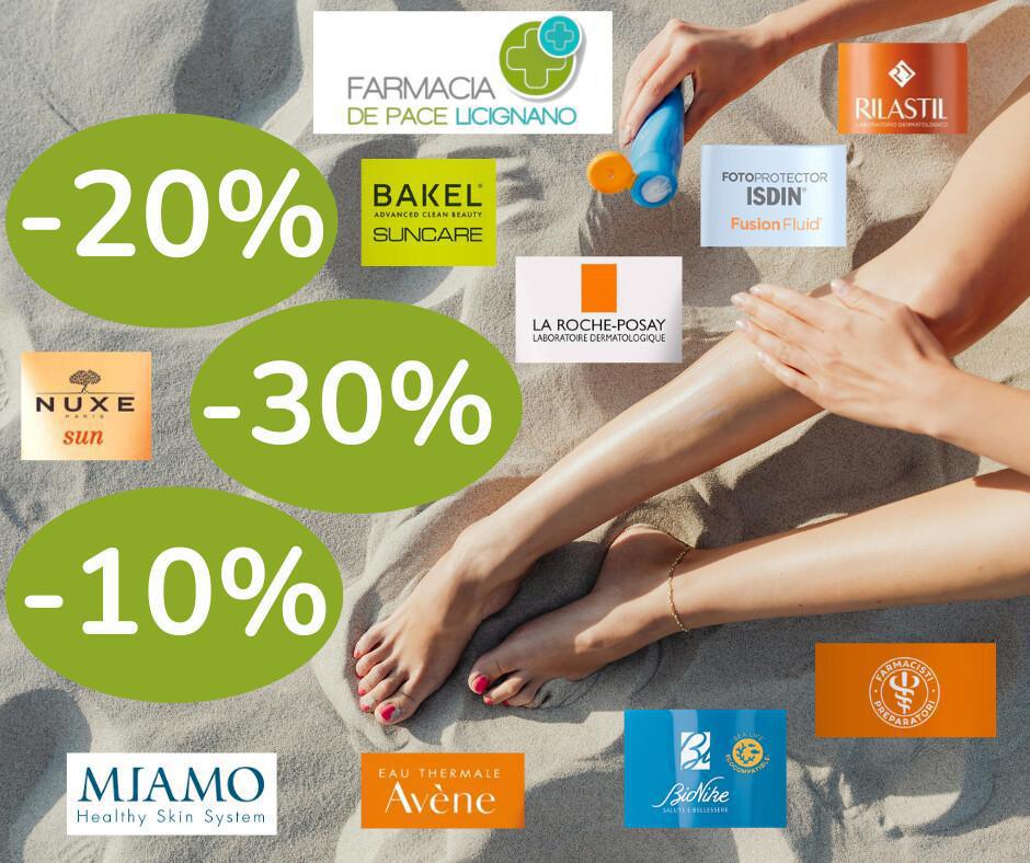 PROMOZIONI SOLARI☀️ -30% -20% -10%