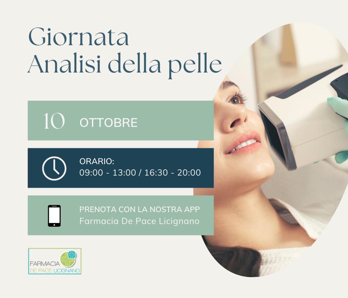 Giornata ANALISI DELLA PELLE💆🏻‍♀️