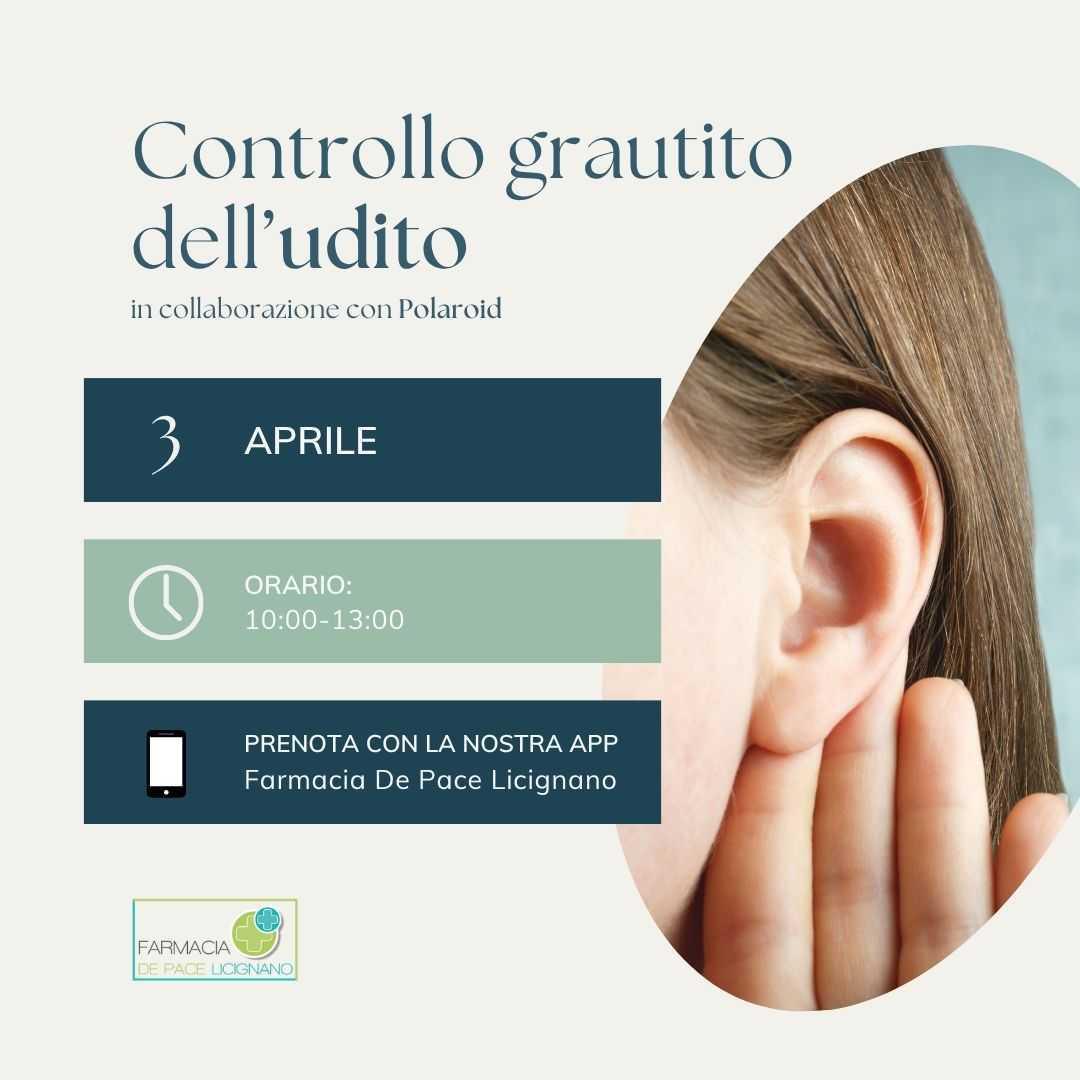 Controllo gratuito dell'UDITO👂🏼🧏🏽♂️ Controllo gratuito dell'UDITO👂🏼🧏🏽♂️