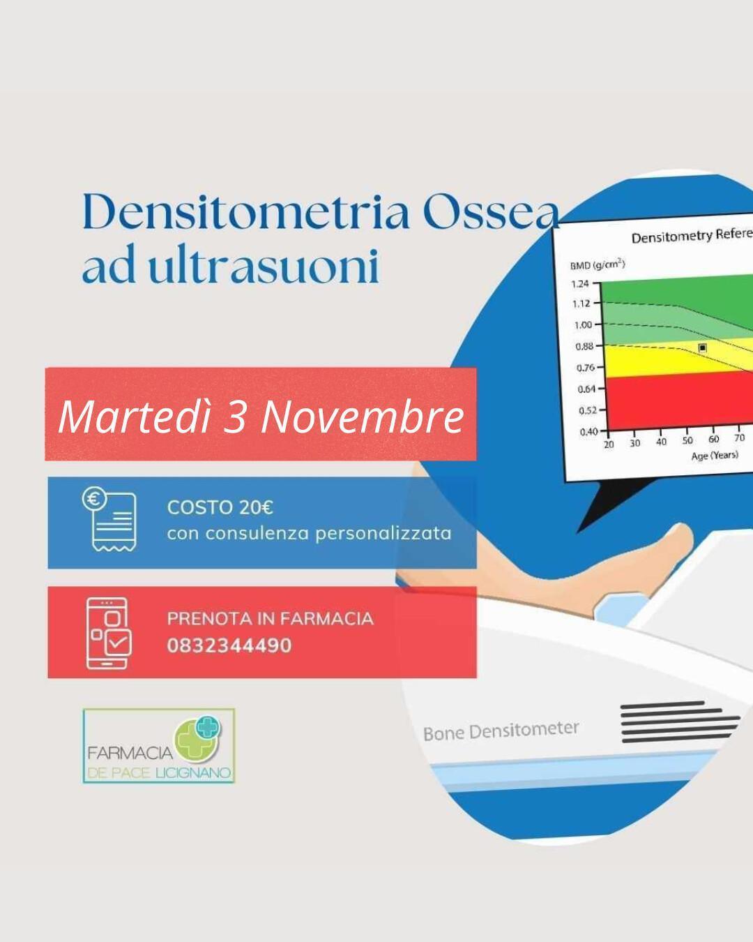 DENSITOMETRIA OSSEA ad Ultrasuoni🦴